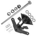 Caltric Steering Sector Gear with Shaft Compatible with John Deere Lt133 Lt150 Lt155 Lt160 Lt166 Lt170