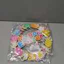 2 x 3D Easter Decoration Wooden Door Wreath for Front Door Sign Happy Easter Bunny Egg Wreath Hanging Wall Decor with Colorful Flowers for Home Indoor Outdoor Party Decor