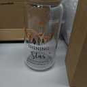 LemonRoad 10 Pcs Volunteer Appreciation Month Gifts 16oz Drinking Glasses with Lids and Straw Thank You Cups Gifts for Volunteer Employees Staff Coworkers Office