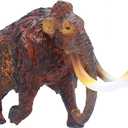 Gemini&Genius Brown Mammoth Animals Action Figure Toys for Kids
