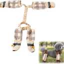 1 PCS Dog Suspender Boots, Anti Dirt Pants for Dogs, Anti Dust Pants with Shoes for Dogs, M Size