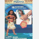 Disney Moana 16 Valentine Cards with Tattoo Bands Pack Of 10
