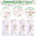 20 Set Employee Christmas Gifts with Bulb Keychains Motivational Ballpoint Pens Thank You Card Office Appreciation Gift for Staff, Teachers & Team Holiday Party Favors