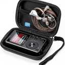 MP3 Player Case for HIFI WALKER H2/ H2 Touch/ G7/ G7 Mini and Other Music Players, 4.5inch Portable Hard EVA Case, Protective Travel Case for MP3 & MP4 Players, USB Cable, Earphones, Memory Cards