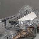 Orimade Adjustable Anti-slip Shower Caddy over Head, Rustproof Bathroom Hanging Organizer with 2 Hooks for Razor, No Drilling Shower Shelves Storage Rack 3 Tier, Black