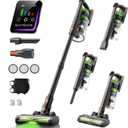 SunSare Cordless Vacuum Cleaner, 55KPa 650W 70Mins Vacuum Cleaner for Home, V-Anti-Tangle Stick Vacuum with Scented Tablet, Upgraded dust Emptying Cup, Vacuum Cordless for Pet Hair/Carpet/Floors