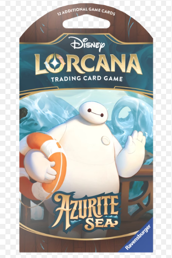 Ravensburger Disney Lorcana TCG: Azurite Sea Assorted Single Booster Pack (12 Cards) | Collectible Trading Cards | Ideal for Disney Fans & TCG Players | Suitable for Ages 8+  | (Pack of 3)