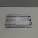 WMM Minifigure Display Case for Action Figures Blocks, Dustproof Acrylic Display Box Storage with 3 Movable Steps for Collection Models Minifigures, Bricks Blocks Toys (Large 1 Pack, Grey)