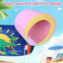HeySplash Swim Vest for Kids, Toddler Pool Floaties Fit 22-30-40-50 Lbs, Children Puddle Swimming Jumper Jacket with Safety Buckle, Water Wing Arm Pool Float for Boat Swim Trainer Boy Girl 3-5-6 (for kids 22-55 lbs)