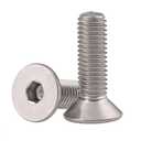 5 x MewuDecor M8-1.25 x 35mm Flat Head Socket Cap Screws Bolts Countersunk Bolts, Stainless Steel 304, Bright Finish, DIN 7991, Allen Socket Drive, 15 PCS