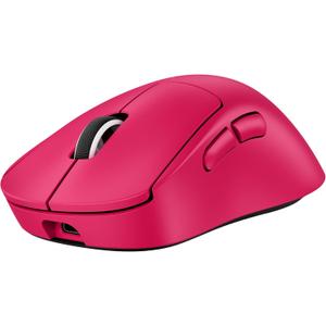 Logitech G PRO X Superlight 2 Wireless Gaming Mouse, 60g Pro-Grade with 5 Programmable Buttons, 44k DPI Sensor, 8kHz Report Rate, USB-C Charging for PC/Mac - Magenta