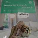 Bed Pads Washable Waterproof, 52" x 34" (2 Pack) Incontinence Bed Pads, Waterproof Mattress Protector & Washable Pee Pads, Perfect for Kids, Adults, The Elderly and Pets (Dark Blue)