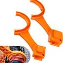 2PCS RV Sewer Hose Wrench, Multi-purpose Single-head Tool for Easy Connection & Disconnection, Non-destructive & Labor-saving Tool, Suitable for Most Cars & RVs (Orange)