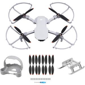 HeiyRC Mini 4K 2 SE Propellers Propeller Guard Landing Gear Leg Propeller Holder 16 Pcs Blades, 4 in 1 Bundle for DJI Mavic Mini 2 SE/Mini 4K/Mini SE/Mini 2 Fly More Combo Drone Accessories Set