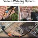 Giraffe Tools Garden Hose 5/8", Water Hose Heavy Duty, Flexible, Lightweight Hybrid Hose with Swivel Handle, 5ft Female to Female Fittings, Burst 600 PSI, Short Leader Hose