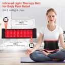 Red Light Therapy for Body, Infrared Light Therapy for Shoulder Waist Muscle Pain Relief, Upgraded 3 in 1 Led Beads, 660nm Red Light &850nm Near Infrared Light Therapy Belt Wrap Timer Remote Control (XL)