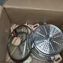 16PCS Pots and Pans Set Non Stick Cookware Set Nonstick with Cooking Set (16pieces, White)