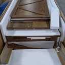 VASAGLE LIRY Collection - Buffet Cabinet, Coffee Bar Cabinet with a Drawer, Adjustable Shelf, Sideboard Storage with Cable Hole, Drawer Divider, Honey Brown UBBK341K01 (1 Drawer + 2 Doors (31.5"W))