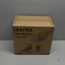 Aeitto Ice Maker Countertop 26lbs/24H, Ice Machine 8 Ice Cubes Ready in 6 Mins, 2 Sizes of Bullet Ice Portable Ice Makers with Basket & Scoop, Auto Self-Cleaning for Home/Kitchen/Office Stainless