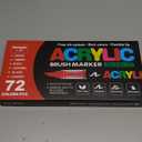 Acrylic pens 72 felt-tip pens with fine tip flexible and precise