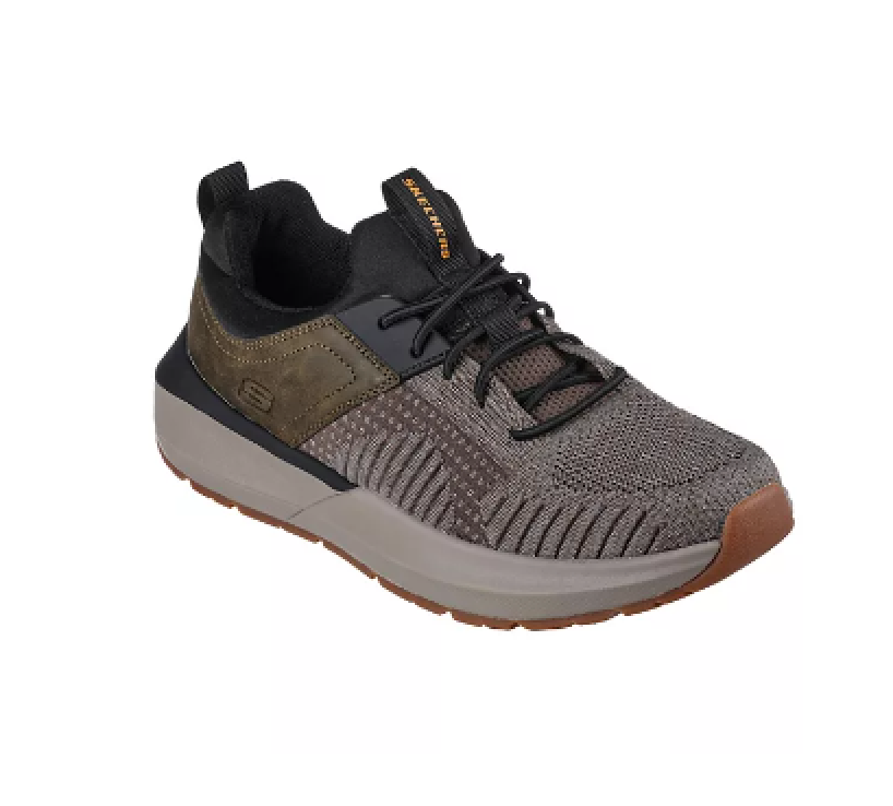 Skechers® Neville Calhan Men's Sneakers - Olive Black (Size 11.5)