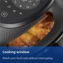 Philips Airfryer 3000 Series - Premium 6.5qt Airfryer with Window, RapidAir Plus Technology, 16 Ways to Cook, 90% Less Fat, Easy to Clean, Touchscreen, Energy Saving (NA330/00), 6.5 Quarts