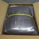 Tarp Cover Brown/Black Heavy Duty 20 Mill Thick Material, Waterproof, 24'X'24,Great for Tarpaulin Canopy Tent, Boat, RV Or Pool Cover (Poly Tarp 24X24, Ultra Thick)