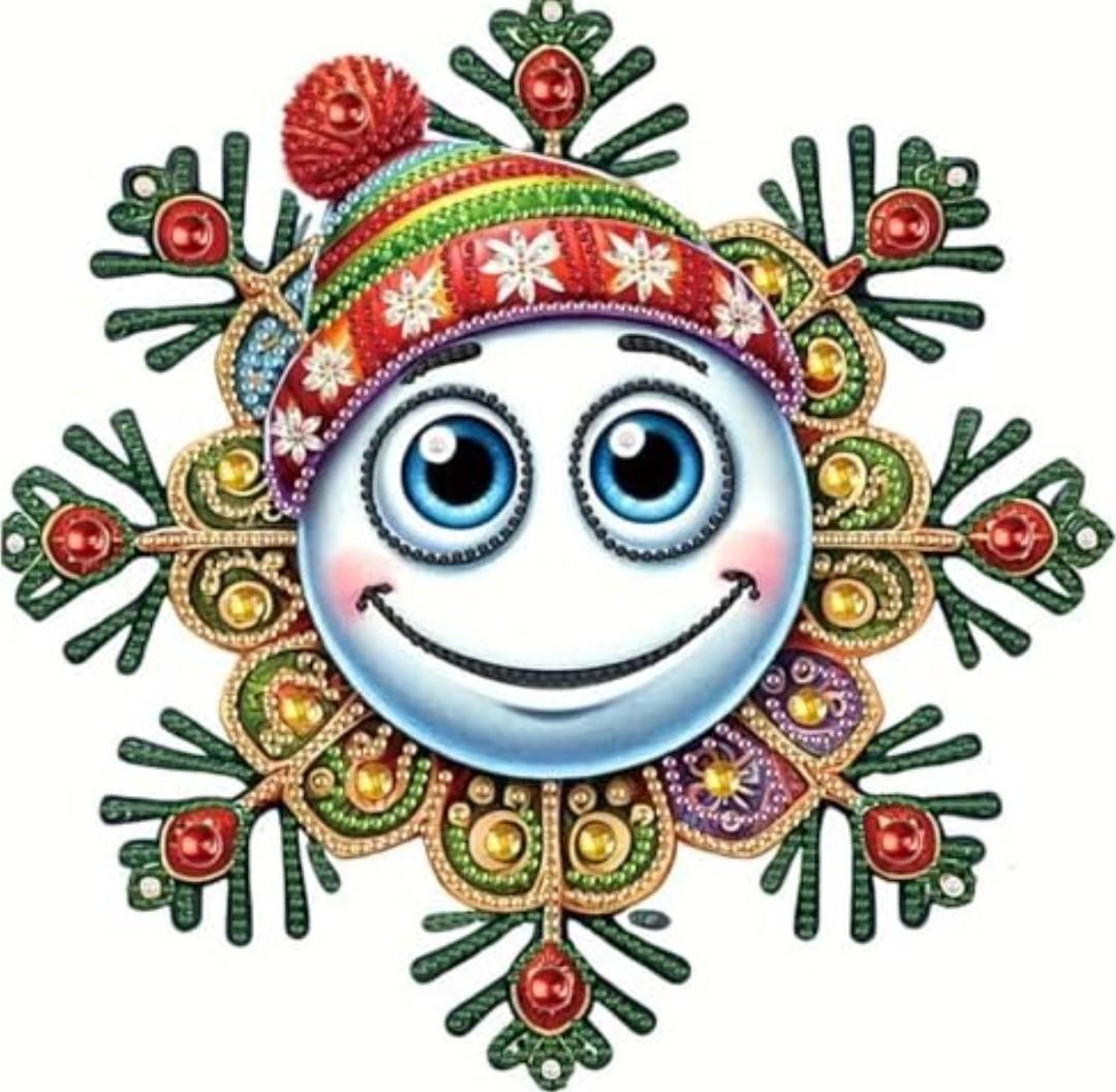 2 x Tontut Diamond Art Painting Kits, Happy Snowball Flower Special Diamond Art, Perfect for Home Wall Decor and Gift Giving