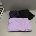 Real Essentials 3 Pack: Women's Ultra-Soft Wide Leg Loose Capri Open Bottom Pants - Yoga Lounge Pockets, Plus, 3X