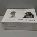 Crofy 2-Pack Car Neck Pillow, Softness Car Headrest Pillow for Driving with Adjustable Strap, 100% Memory Foam and Breathable Removable Cover, Comfortable Ergonomic Design (Black Side Rope)