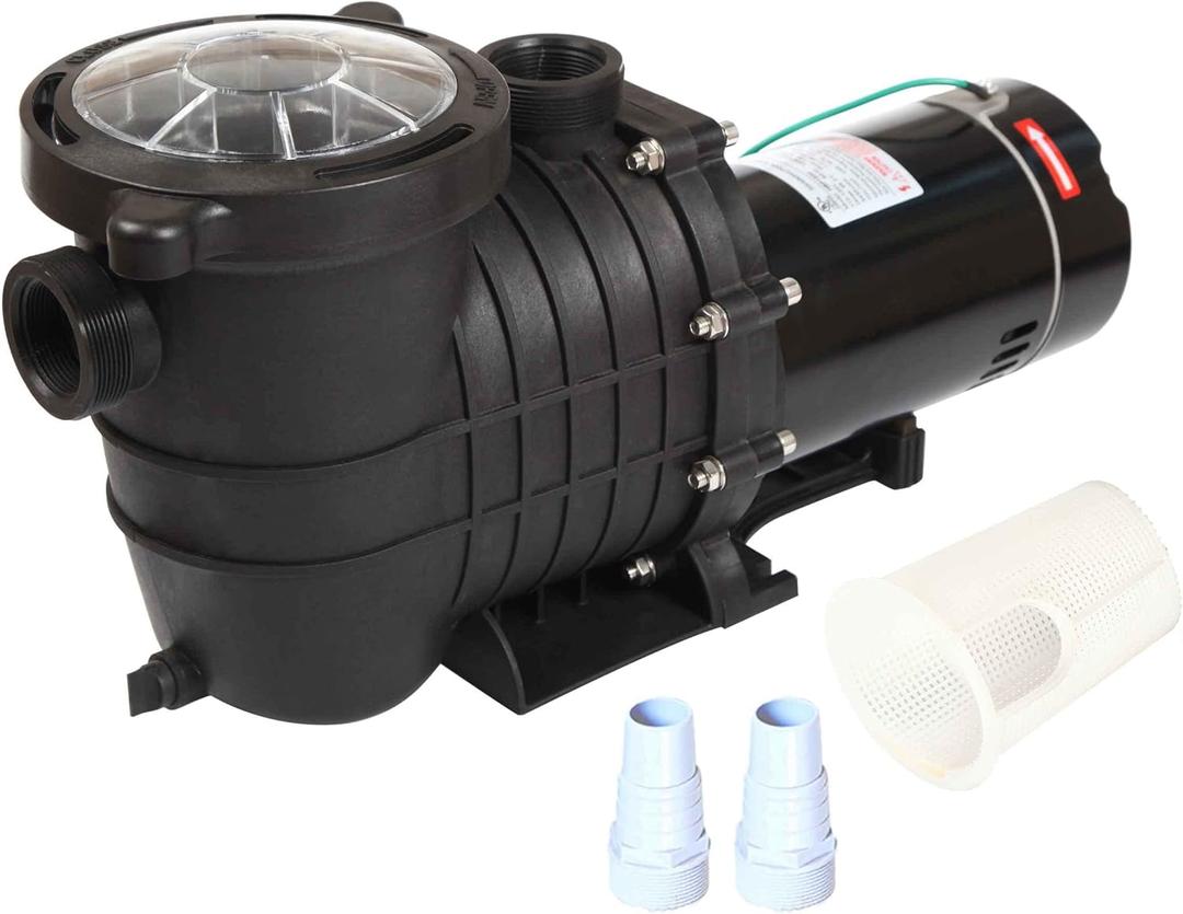 TOPWAY 2HP 110v Swimming Pool Pump 111GPM Filter Garden lnground and Above Ground Pools Water Pump