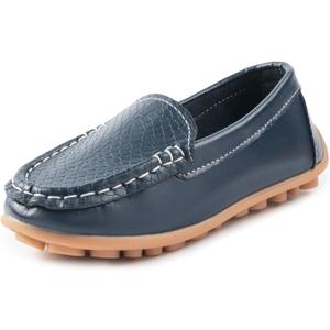 Boys Girls Loafers Dress Flats Slip-On Oxford Casual Moccasins School Walking Boat Shoes(Toddler/Little Kid/Big Kid)
