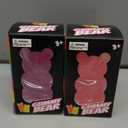 2 Packs Gummy Bear Toys, Stress Bear Squishy Ball, Sugar Filled Squishy Toys, High Density Squeeze Balls for Students Calming - Ultra-Soft Decompression Venting Toys