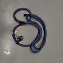 SSLOTSCASE for Phone Lanyard Crossbody with 2X TPU Clear Phone Pads, Flexible Adjustable Anti Theft Neck Strap, Premium Metal Buckles, Skin-Friendly, Universal Wrist Chain for Most Smartphones, Blue