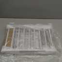 SHYUJAJIE Dog Gate for Small Dogs,Adjustable 18-48" Extra Wide Short Dog Gate for doorways,Low Pet Gate to Step Over for Stairs(White, 10" Height)