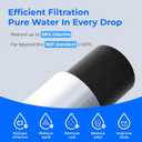 Waterdrop C33 Ice Maker Water Filter, Replacement for GE Profile Opal Nugget Ice Maker Filter, P4INKFILTR, with Ring Pull, NSF 42&372 Certified, 4 Pack
