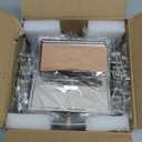 yofit 6 Pcs Christmas Snowflake Stocking Holder, Metal Christmas Stocking Hanger, 3D Sliver Stocking Hooks NonSlip for Fireplace Mantel Window Christmas Home Xmas Party Decor