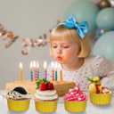 20 Pack Desert Containers,5oz Mini Desert Cups With Lids,Aluminum Foil Disposable Bowls For Party,Microwave And Freezer Safe