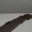 Danya B 5 Tier Wall Shelf Unit Narrow, Dark Brown Walnut Finish - Vertical Column Shelf, Floating Storage, Home Decor Organizer, Tall Tower Design, Utility Shelving, Bedroom, Living Room