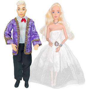 Fashion Dolls Set, Stylish Twin 12 Inch Doll Toy, Trendy Outfits for Fashionable Play, Perfect Good Gift