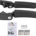 KIMISS Motorcycle Passenger Armrest, Motorcycle Trunk Armrest Rear Seat Handrail Fit for Kawasaki Versys/KLR Series