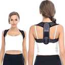 KETINAU Posture Corrector for Women and Men, Back Brace Adjustable Upper Posture Support, Shoulder Posture Brace,Back Support,Comfortable Back Straightener Support for Clavicle Support