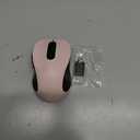 WisFox 2.4G Wireless Mouse for Laptop, Ergonomic Computer Mouse with USB Receiver and Type-C Adapter, 3 Adjustable Levels DPI, 6 Button Cordless Wireless Mice (Pink)