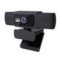 Hprosper 2K Webcam with Microphone & Light Correction, Autofocus USB Computer Camera with Privacy Cover, Wide Angle for PC, Laptop, Mac, Zoom, Conference Room, Streaming, Gaming, Video Calls