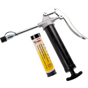 LUMAX LX-1172 Black Mini-Pistol Grip Grease Gun with 3 oz. Cartridge, Compact and Lightweight Makes it Easy for One-Hand Operation