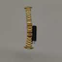 MioHHR Solid Stainless Steel Band Compatible with Apple Watch 38mm(Series 3/2/1) 40mm(Series SE/6/5/4) 41mm(Series 9/8/7) Metal Strap with Soft TPU Case for iWatch Bands for Women and Men, Gold