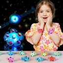 24 Pack Light Up Party Favors for Kids Fidget Spinner Bracelets