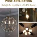 Hizashi E12 Candelabra Bulb 40 watt Equivalent, Dimmable Candelabra LED Light Bulbs Soft White 3000K, 90+CRI 4W 450LM B10 LED Candle Bulb, Candelabra Base, UL Listed, 12 Pack