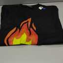 Fire Flame Symbol T-Shirt Large