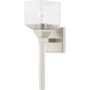 Livex Lighting 10389-91 Aragon 1 Light Vanity Sconce, Brushed Nickel